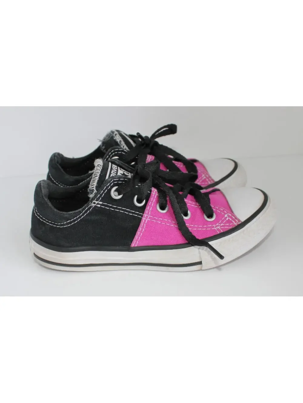 Converse Chuck Taylor Madison OX 651748F Pink Black Kids Sneakers Juniors US 13